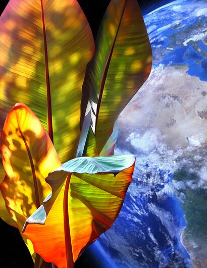 Save the Earth - A Paint Artwork by Katja Lührs